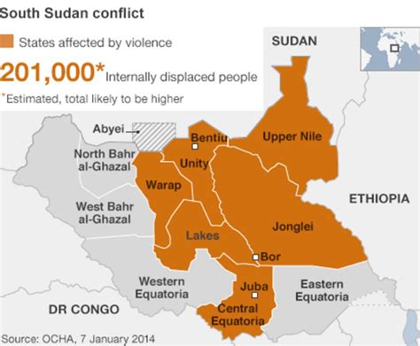 South Sudan's army advances on rebels in Bentiu and Bor - BBC News