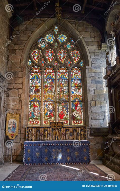 The Interior of Shrewsbury Chapel in the Sheffield Cathedral, Sheffield ...