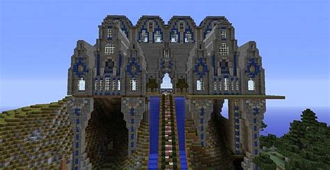 Castle with Waterfall! Minecraft Project