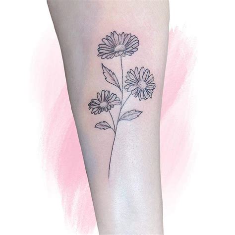 Top 101 + Aster flower tattoo drawing - Spcminer.com