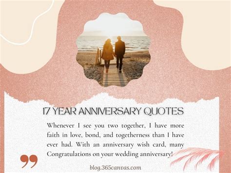 90+ Heartwarming 17th Year Anniversary Quotes and Wishes