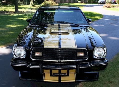 Black 1977 Ford Mustang Cobra II Hatchback