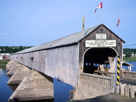 Hartland Bridge, New Brunswick, Canada | Covered bridges, New brunswick ...