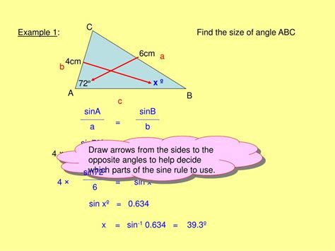 PPT - The Sine Rule PowerPoint Presentation, free download - ID:7099816