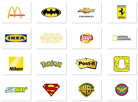 Top 20 Famous Logos Designed in Yellow