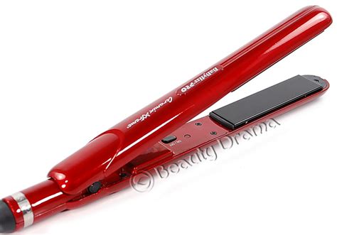 BaByliss Pro Ceramix Xtreme Ceramic Flat Iron 1" RED Dual Voltage Authentic