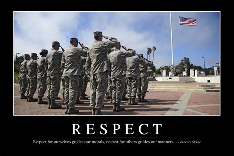 Respect - Inspirational Quote and Motivational Poster It reads Respect ...