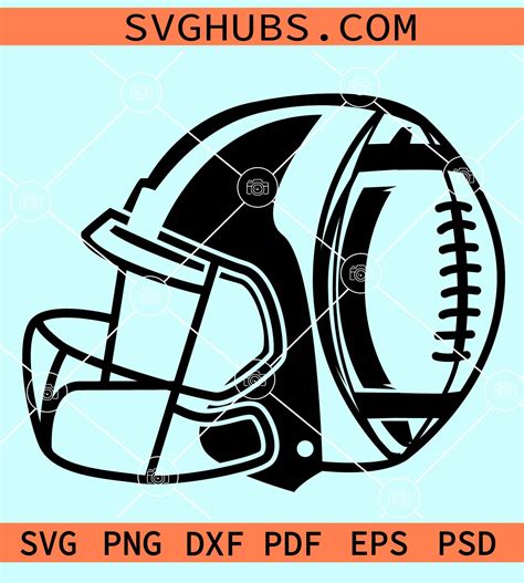 Football helmet svg, Football Helmet Day Svg, football svg, football ...