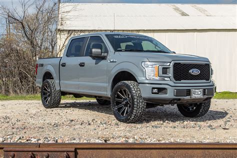 2020 Ford F-150 Lead Foot Gray with RADX4 Stage 1 Lift Level Kit