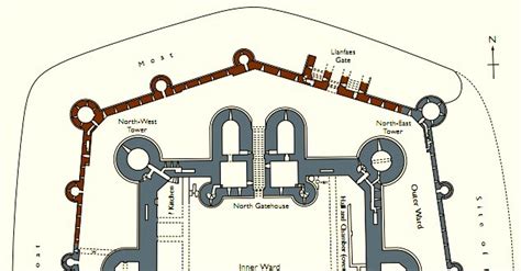 Plan of Beaumaris Castle (Illustration) - World History Encyclopedia