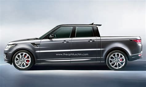 Range Rover Sport Pickup Truck Rendered - autoevolution