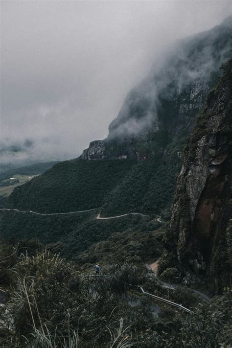 View of Zig Zag Road at Mountains · Free Stock Photo