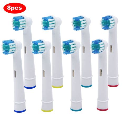 Toothbrush Replacement Heads 8 Pcs Brush Refill For Oral B Pro 1000 ...