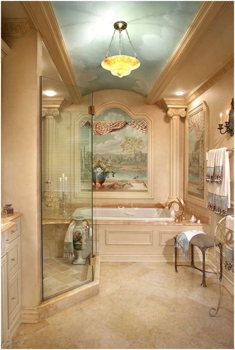 15 Fabulous and Chic Bathroom Ceiling Design Ideas