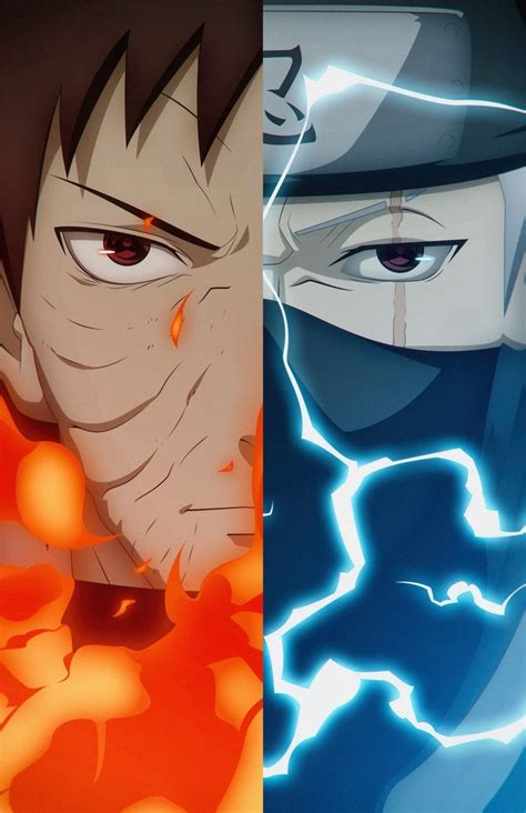 Naruto Kakashi And Obito - narutodh