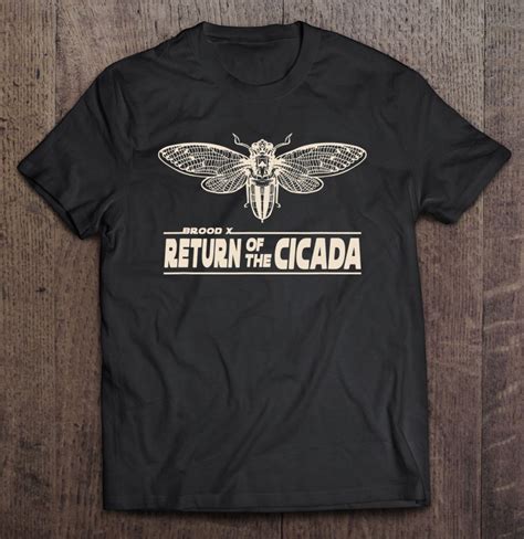 Return Of The Cicada Brood X Summer 2021 Swarm Cicadas T-Shirts ...