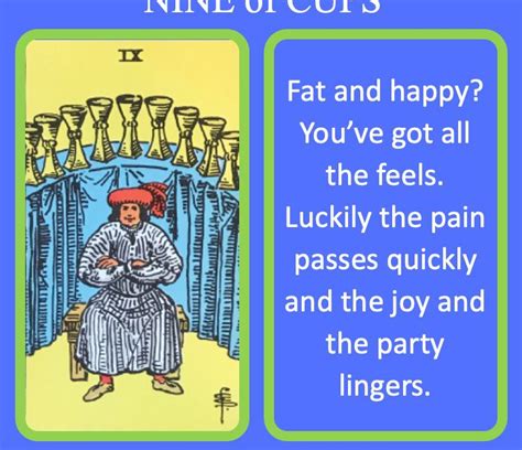 Nine of Cups - Tarot Jane