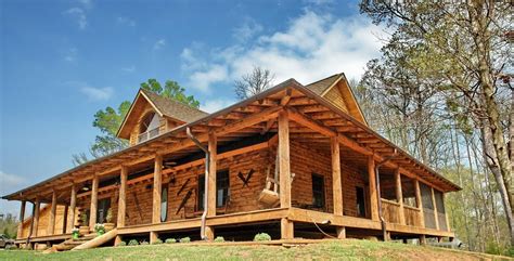 Floor Plan Log Cabin Homes With Wrap Around Porch — Randolph Indoor and ...