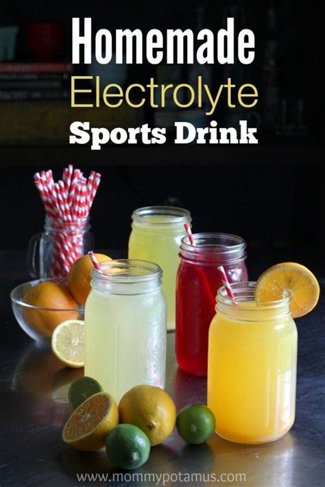 These healthy homemade sports drinks support optimal hydration by ...