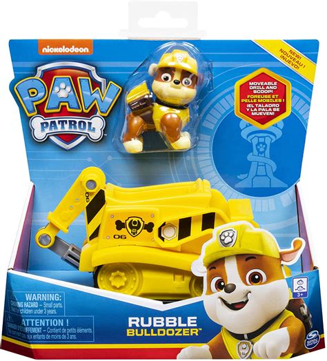 Rubble Paw Patrol: figurine and vehicle