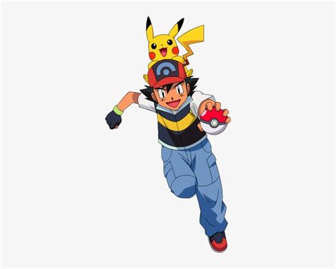 Ash And Pikachu - Pokemon Diamond And Pearl Ash Transparent PNG ...