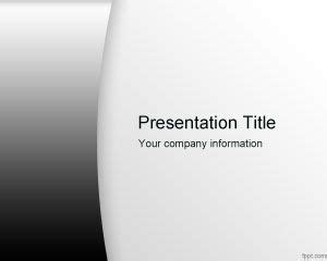 Professional Black and White PowerPoint Template