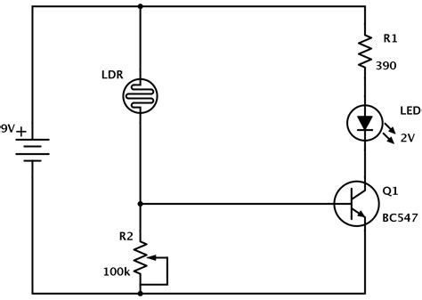 LDR Circuit Diagram - Build Electronic Circuits