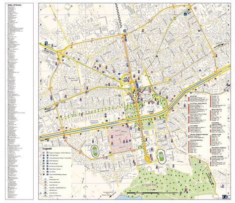 Detailed tourist map of Tirana | Vidiani.com | Maps of all countries in ...