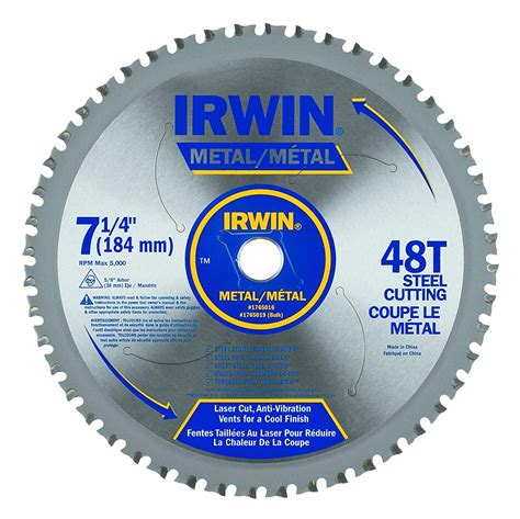 Metal-Cutting Circular Saw Blade, 7 1/4-inch, 48T (4935555), Laser-cut ...