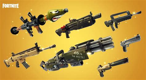 All Exotic Weapons Fortnite Chapter 4 Season 1 & How to Get Them