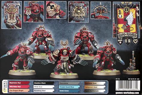 Warhammer 40,000 Blood Angels Terminator Assault Squad | at Mighty Ape NZ