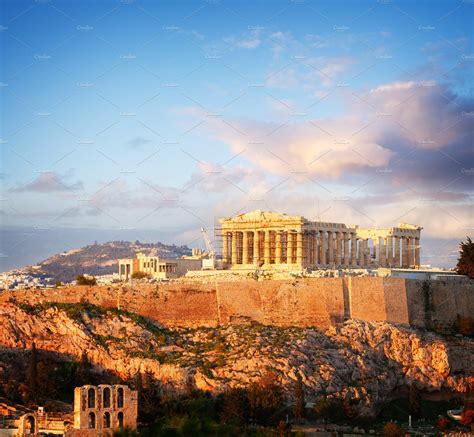 Famous skyline of athens greece featuring athens, greece, and acropolis ...