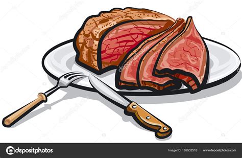 Roast Beef Dinner Clip Art