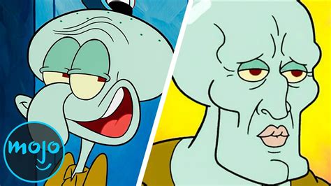 Top 10 Best Squidward Moments Ever - Patabook Entertainment