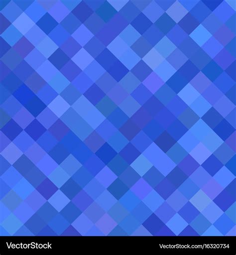 Blue square pattern background Royalty Free Vector Image