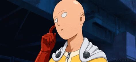 Saitama One Punch Man GIF - Saitama One Punch Man Opm - Discover ...