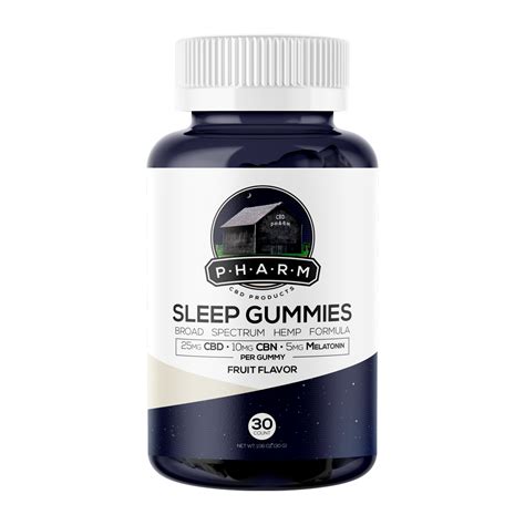 CBD + CBN + Melatonin Sleep Gummies - PHARM CBD