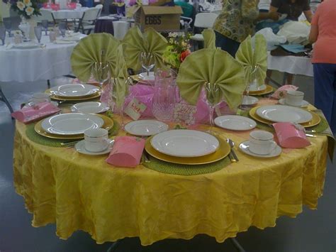 Decorated Table for Ladies Luncheon | Ladies Luncheon Table Decor ...