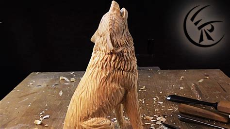 Wolf Carving Time-Lapse