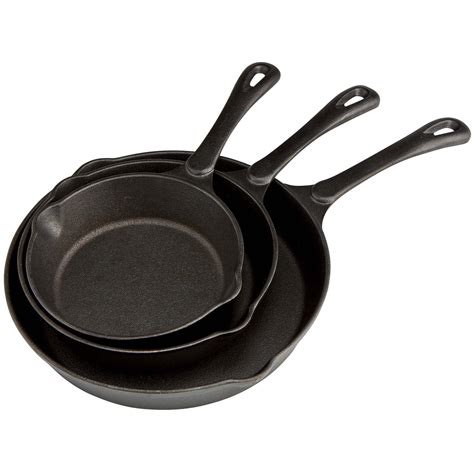 Cocinaware Cast Iron Fry Pan Set 6 in And 8 in And 10 in - Shop ...