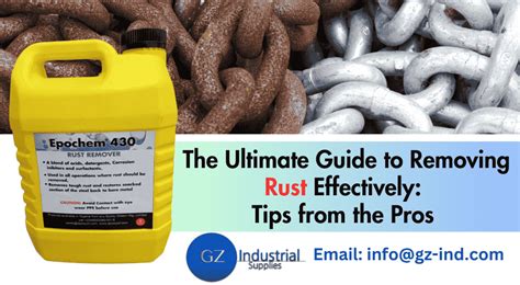 The Ultimate Guide to Removing Rust Effectively: Tips from the Pros ...