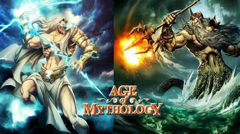 Age of Mythology _ ( Zeus Vs Poseidon ) _ Map ( Pantano) - YouTube