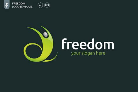 Freedom Logo by ft.studio on @creativemarket | Freedom logo, Modern ...