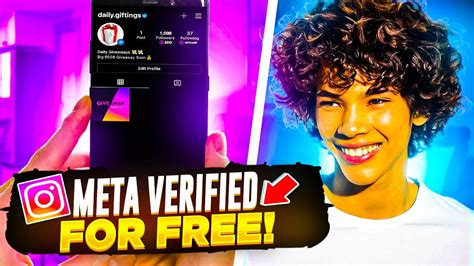 Get Meta Verified for FREE! [GET VERIFIED RIGHT NOW] - YouTube