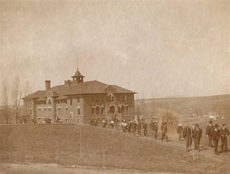 Gymnasium, University of Idaho after Administration Building fire. [54 ...