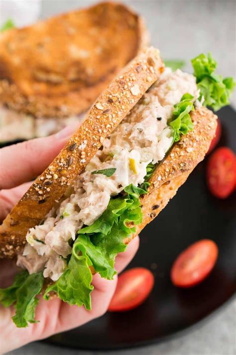 Tuna Salad Sandwich (Quick & Easy Lunch) - Delicious Meets Healthy