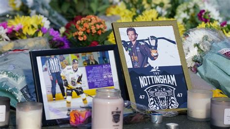 Adam Johnson's fiancee pays tribute to ice hockey player who died ...