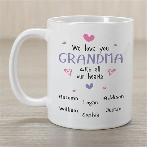 Personalized Grandma Mug | GiftsForYouNow