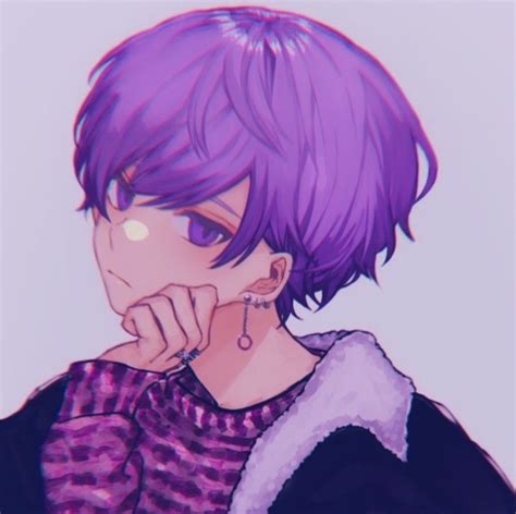 Purple Anime Pfp - Trueno Bac Archziner | Graprishic