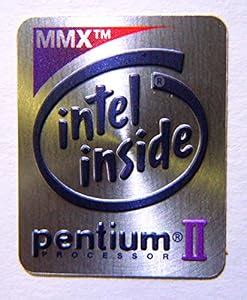 Amazon.com: Original Intel Pentium 2 MMX Inside Sticker 19 x 24mm [341 ...